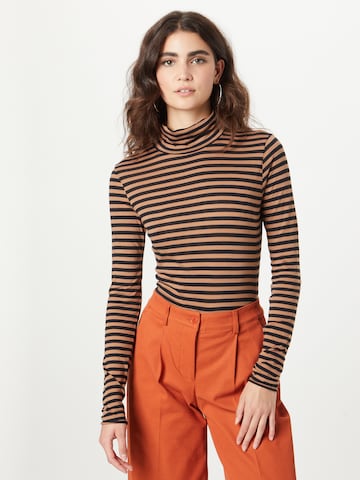 ARMEDANGELS Shirt 'Malena' in Brown: front