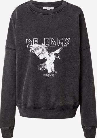 BE EDGY Sweatshirt 'Jela' in Zwart: voorkant