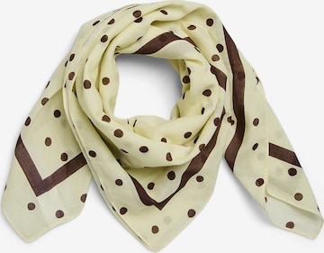PIECES Scarf in Yellow: front