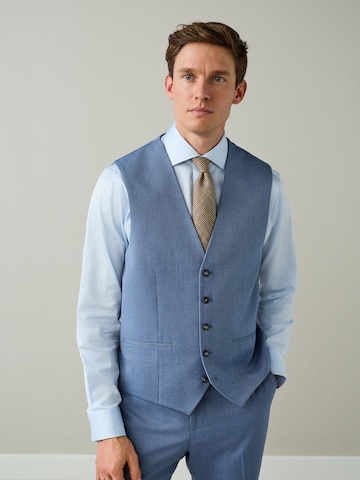 Next Suit vest in Blue: front