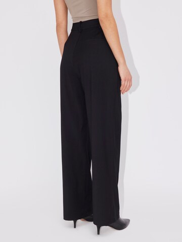 LeGer by Lena Gercke Regular Pleated Pants 'Elvira' in Black: back