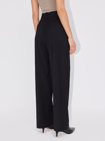 LeGer by Lena Gercke Regular Trousers with creases 'Elvira' in Black: back