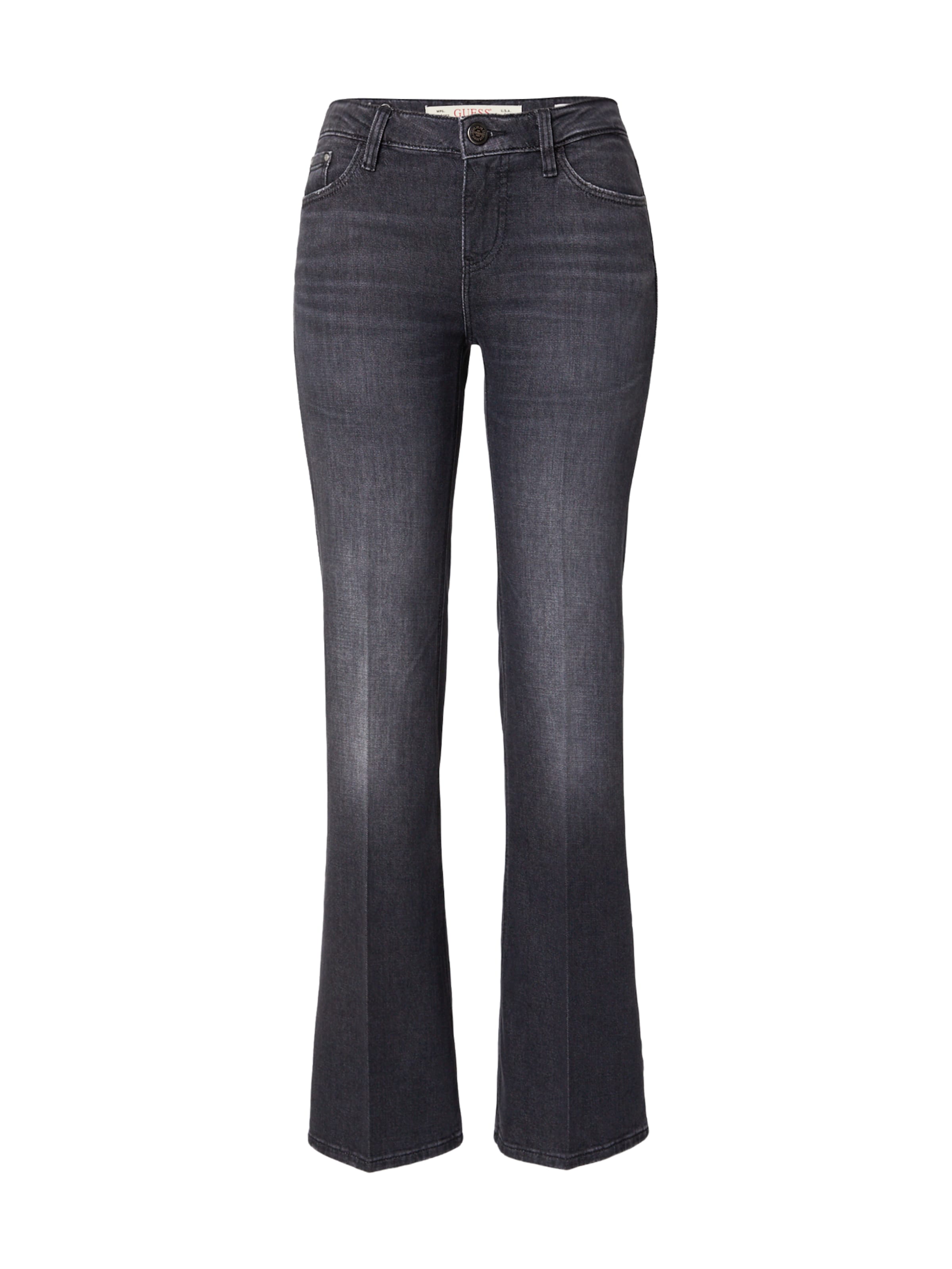 GUESS - Bootcut Vaquero 'BEVERLY' en negro: frente