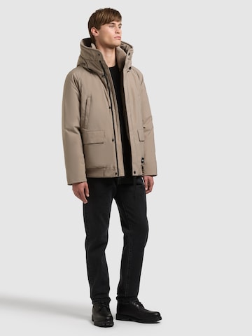 khujo Winter Jacket 'Jafar2' in Beige