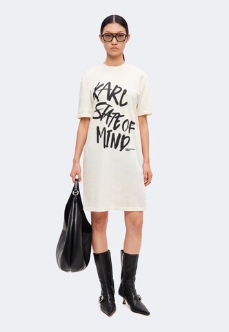 KARL LAGERFELD JEANS Kleid in Weiß