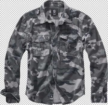 Brandit Рубашка в Серый: спереди