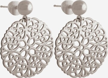 Gemshine Earrings 'Yoga Mandala' in Silver