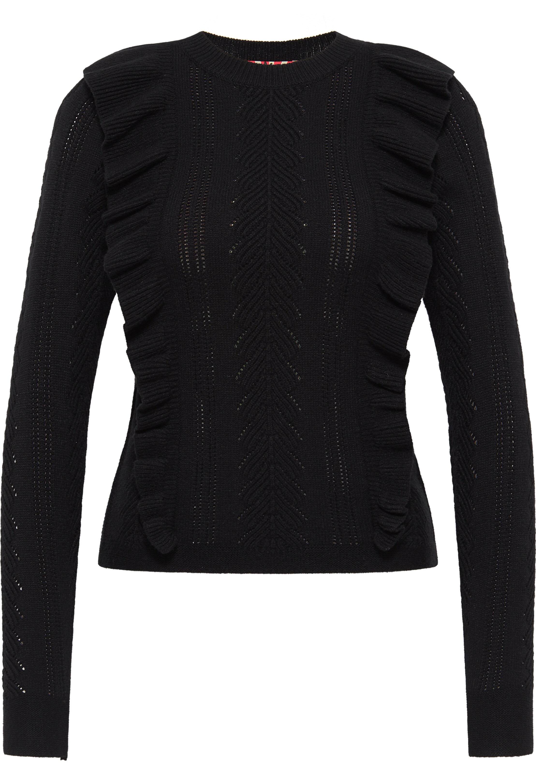 myMo ROCKS Kampsun, värv must: eest vaates