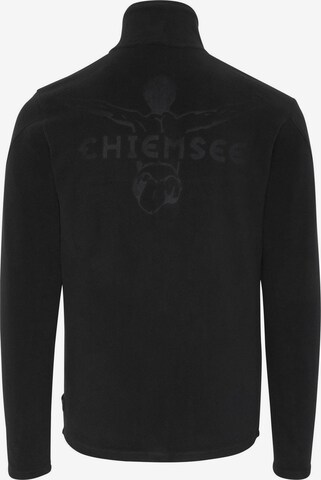 CHIEMSEE Fleece Jacket in Black