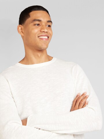 Pull-over 'Elinen' JACK & JONES en blanc