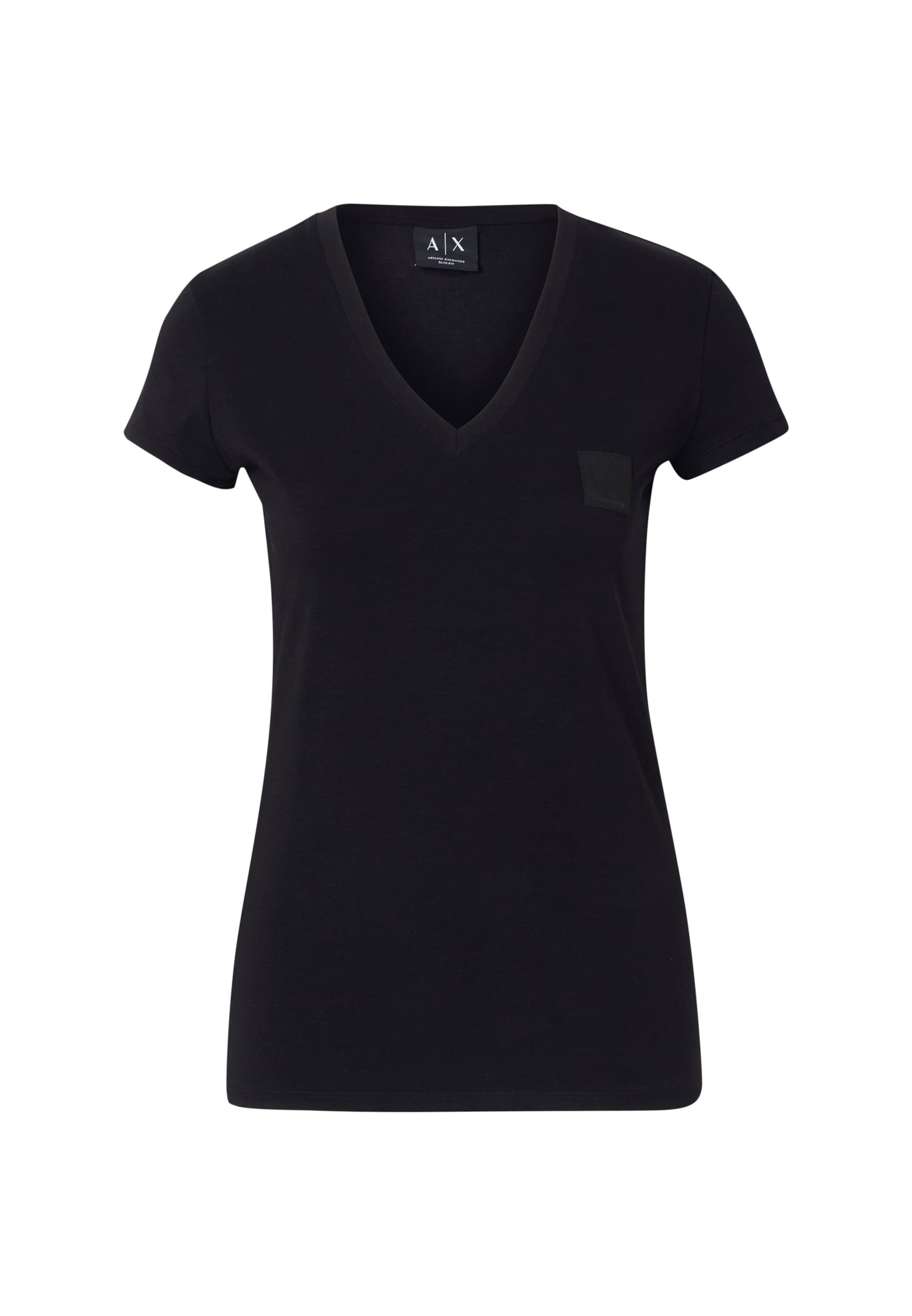 ARMANI EXCHANGE Μπλουζάκι σε μαύρο: μπροστά