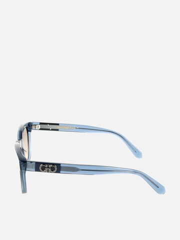 FERRAGAMO Sunglasses 'Ferragamo SF2107S Transparent avio 54/21/145 MAN Sunglasses' in Blue