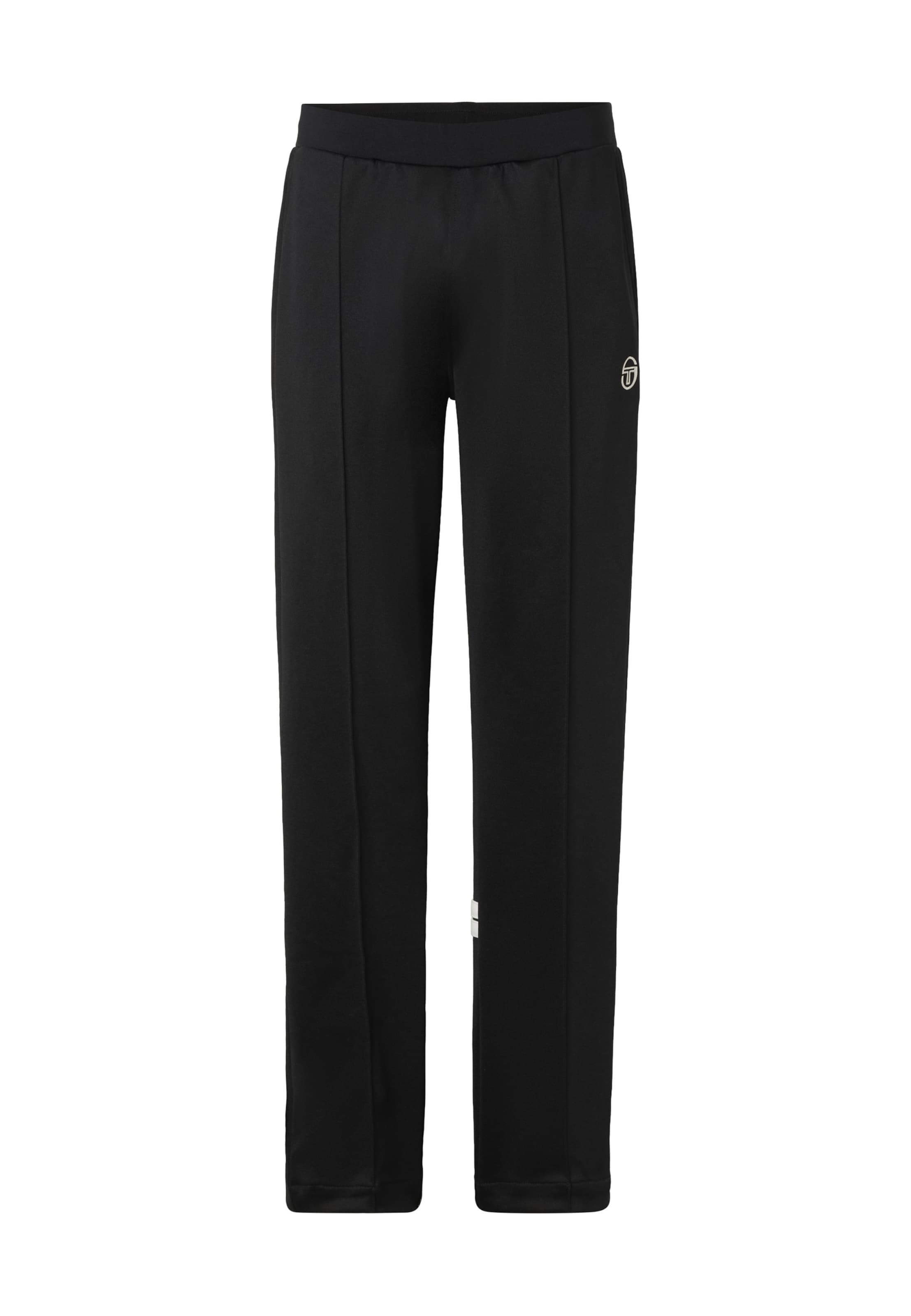 Pantalon de sport Sergio Tacchini en noir : devant