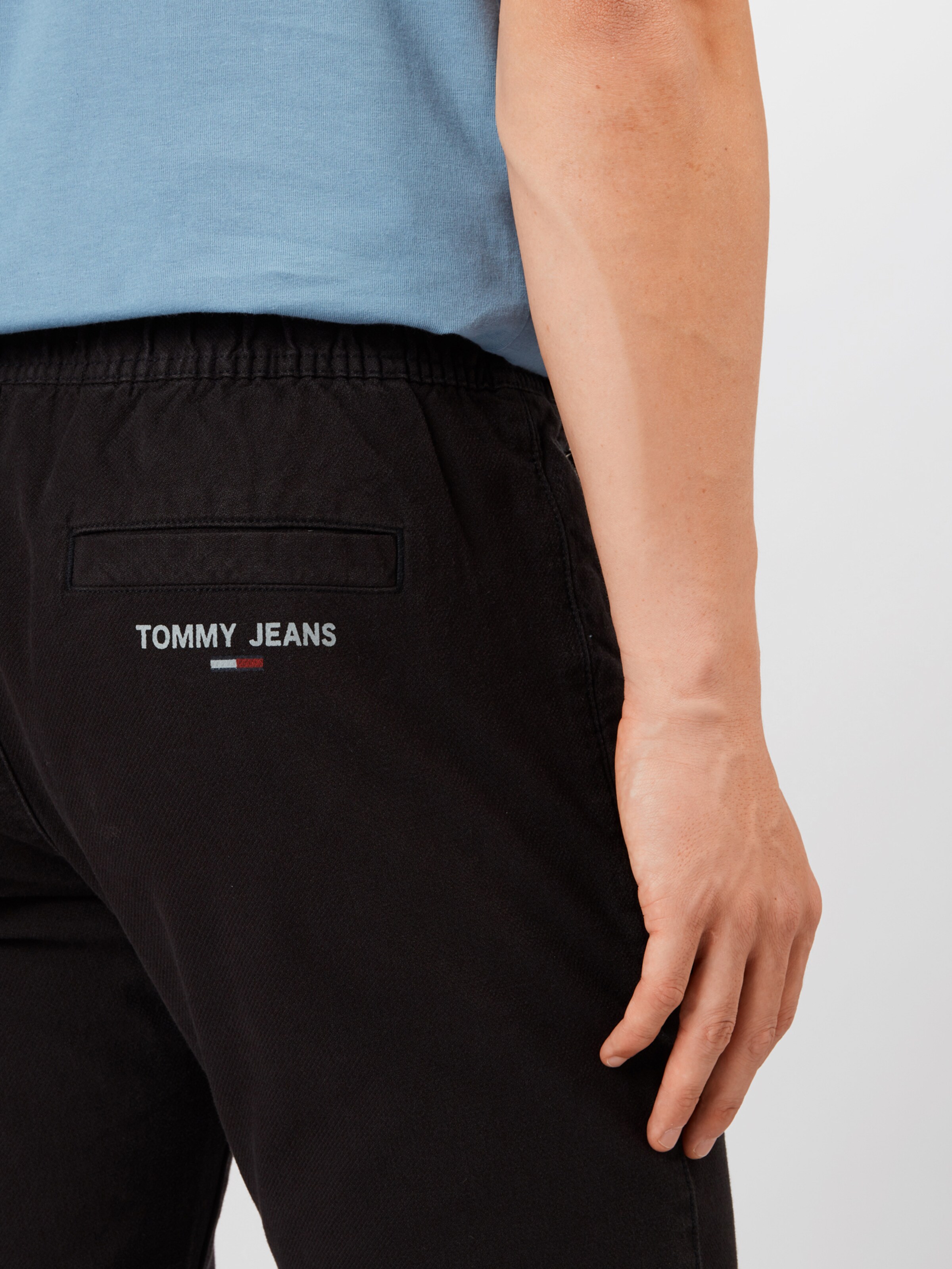 Männer Hosen Tommy Jeans Hose 'Scanton' in Schwarz - QQ48455 Männer Hosen Tommy Jeans Hose 'Scanton' in Schwarz - QQ48455