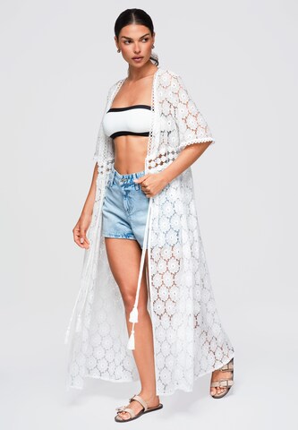 Cardigan 'OW-SW-E0001' Ombre en blanc