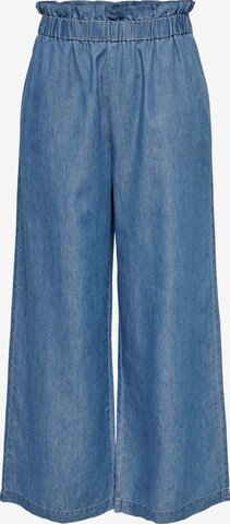 ONLY Široke hlačnice Kavbojke | modra barva: sprednja stran