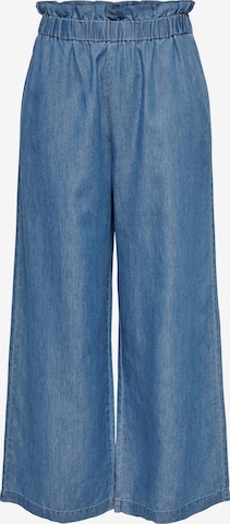 Wide Leg Jean 'Bea Caly' ONLY en bleu : devant