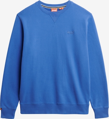Sweat-shirt 'Essential' Superdry en bleu : devant