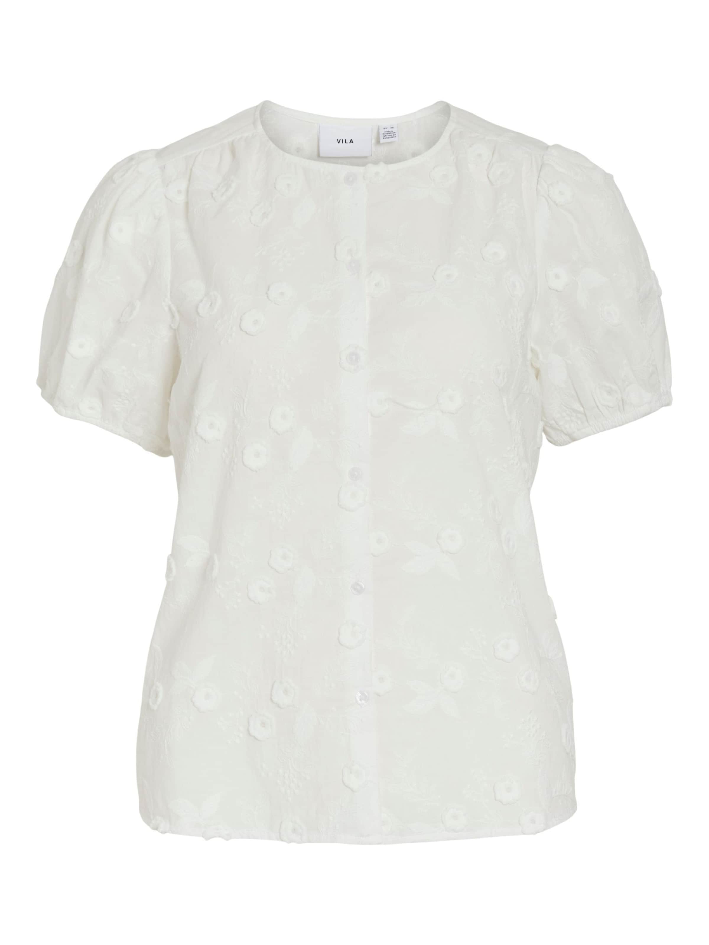 Chemisier 'VISimone' VILA en blanc : devant