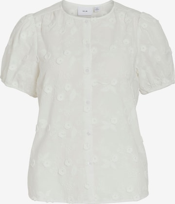 Chemisier 'VISimone' VILA en blanc : devant