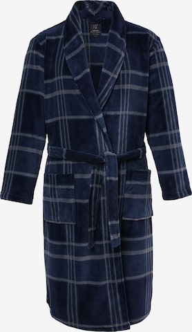 JP1880 Bathrobe long in Blue: front
