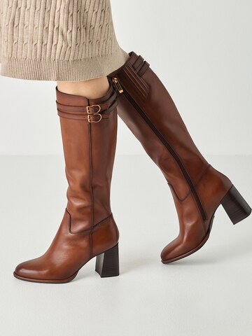 Bottes Tamaris en marron : devant