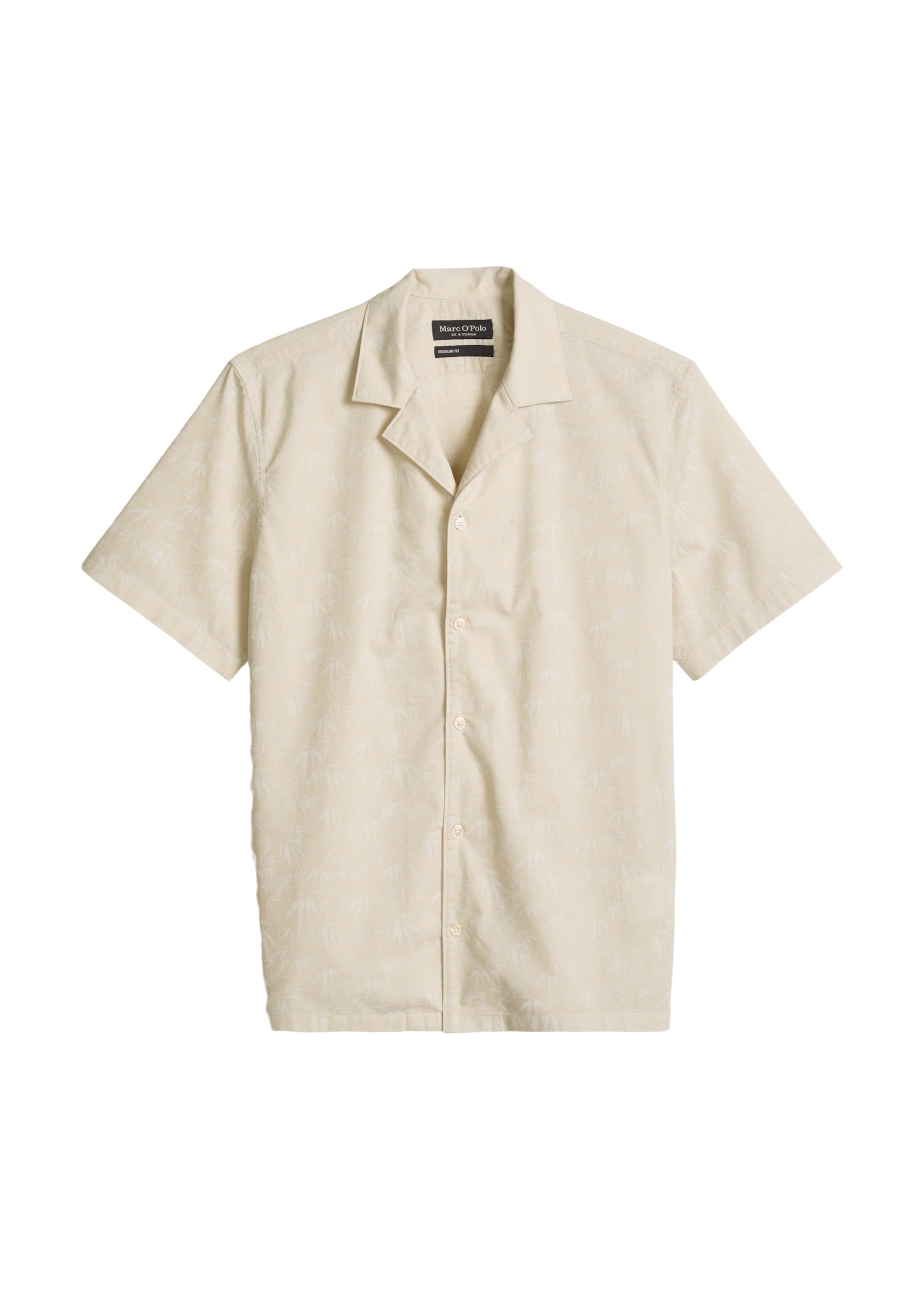 Marc O'Polo Button Up Shirt in Brown: front
