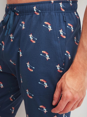 CALIDA Pyjamahose 'RMX Sleep Leisure'‌‌‌‌‌‌‌ in Blau