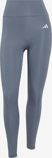 Sportinės kelnės 'Optime Power Essentials' iš ADIDAS PERFORMANCE, spalva – mėlyna dūmų spalva / balta, Prekių apžvalga