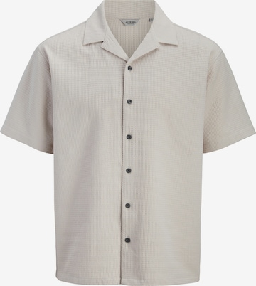 Fit confort Chemise 'JREBKORSO' JJ Rebel en beige : devant