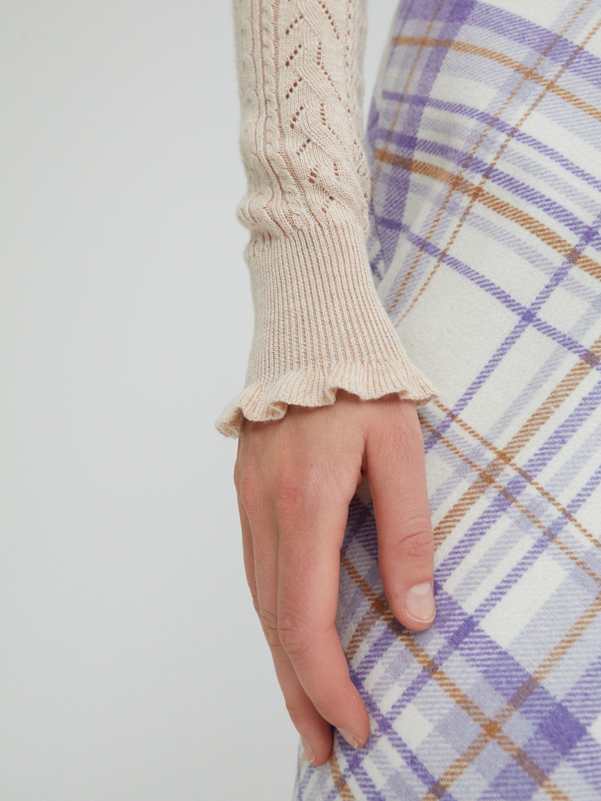 EDITED Produits Pull-over 'Elka' beige chiné