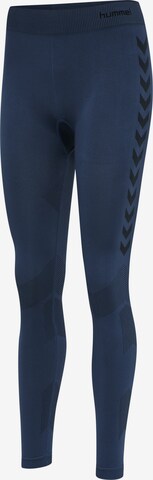 Hummel Skinny Sports trousers 'First' in Blue