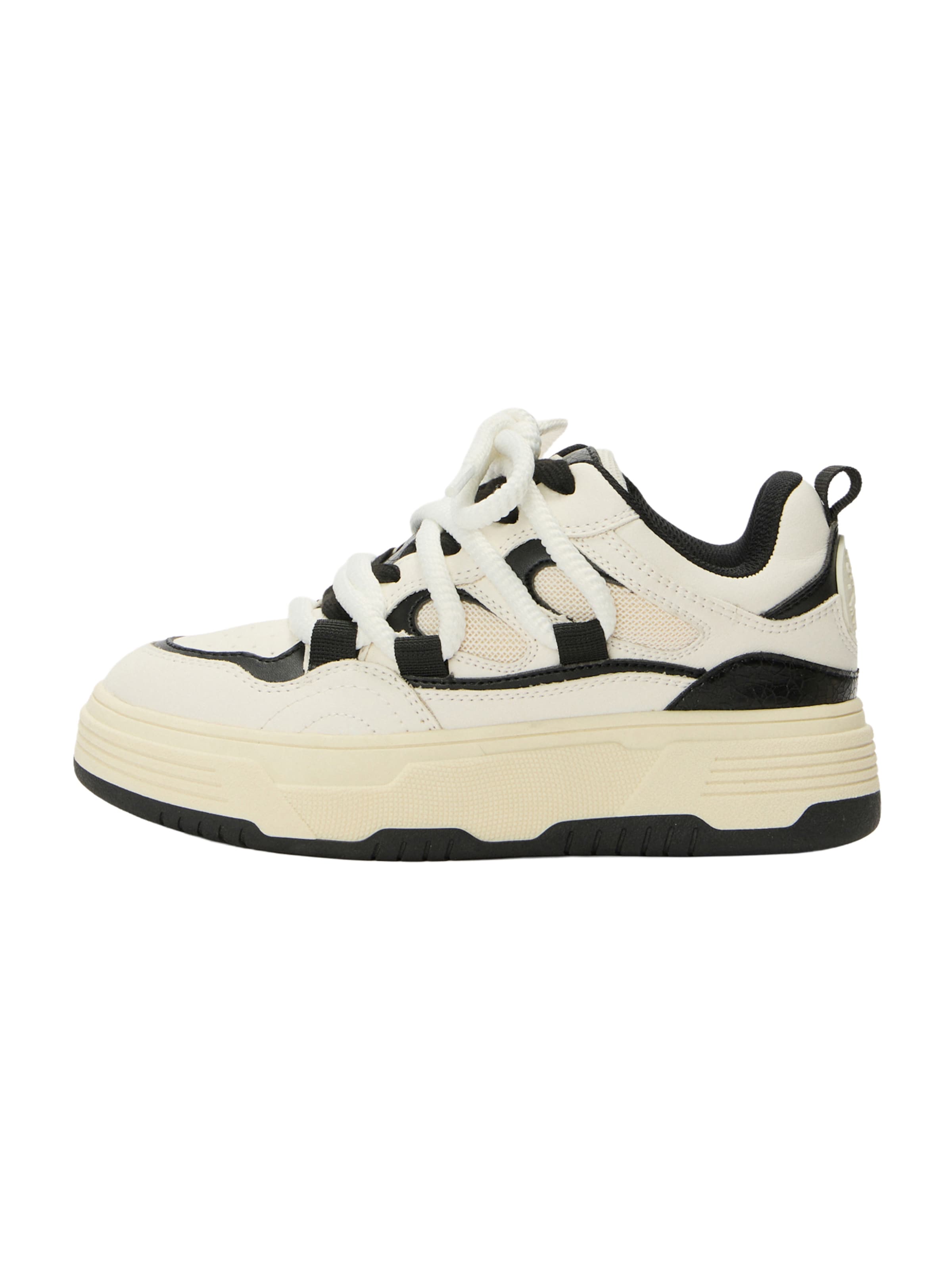 STEVE MADDEN Trampki niskie 'Boomer' w kolorze ecru / czarnym, Podgląd produktu