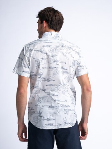 Petrol Industries Slim fit Overhemd in Wit