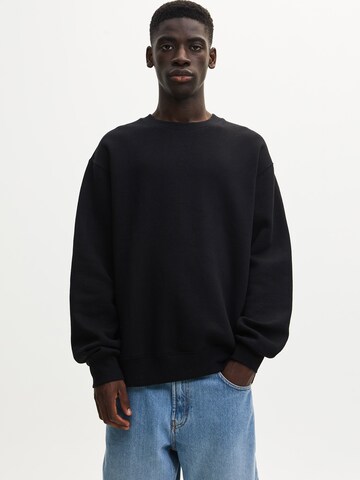 Pull&Bear Sweatshirt in Schwarz