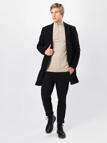 SELECTED HOMME Regular Fit Pullover 'Berg' in Beige