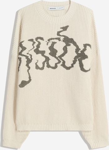 Bershka Neulepaita värissä valkoinen: etupuoli