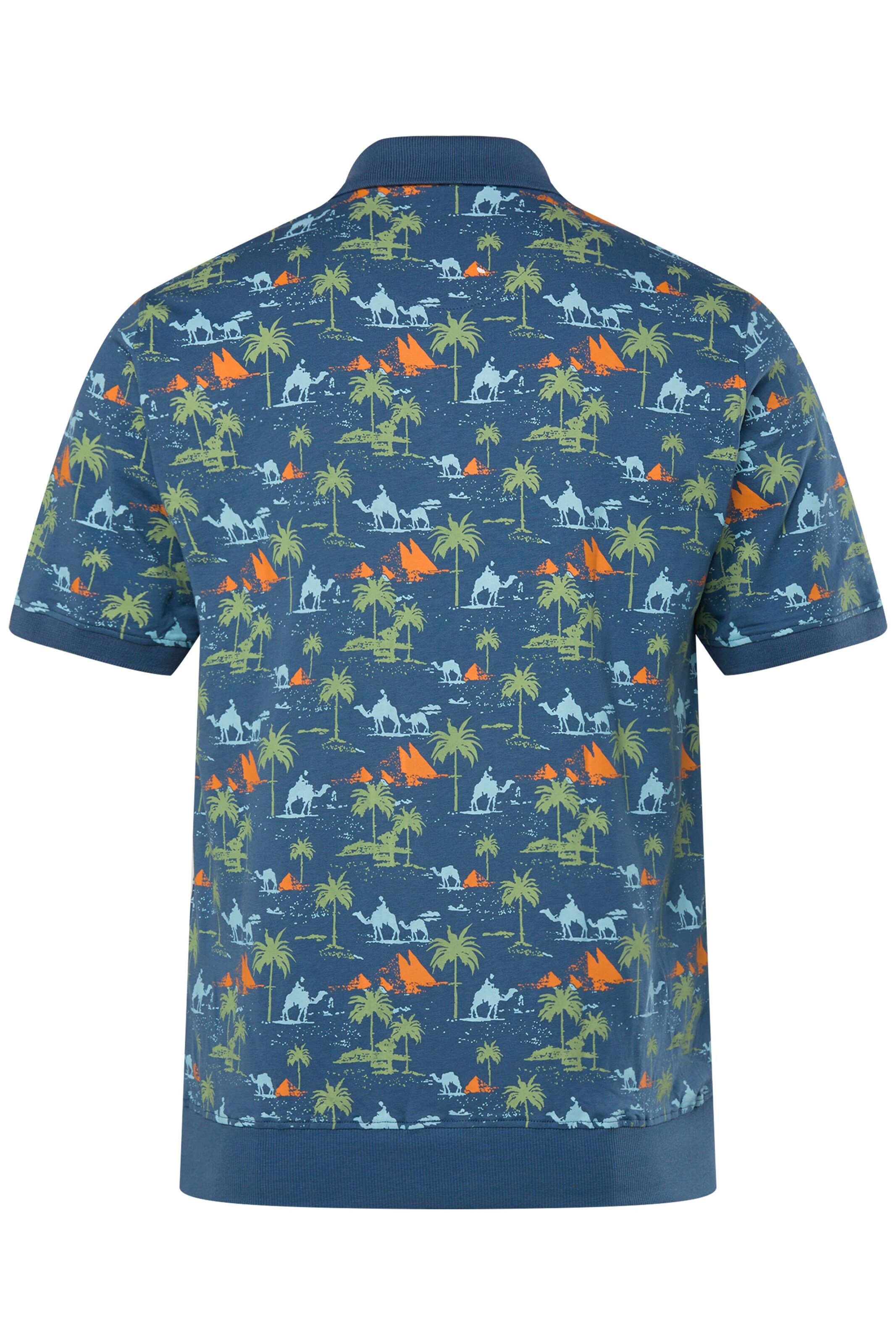 Men Plus Shirt in Blauw