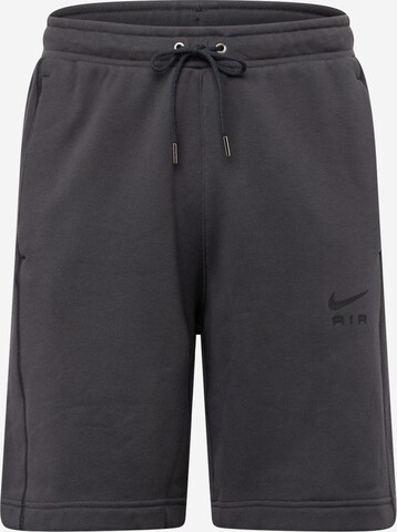 Nike Sportswear Regular Панталон 'AIR' в сиво: отпред