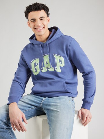 GAP Свитшот 'HERITAGE' в Синий: спереди