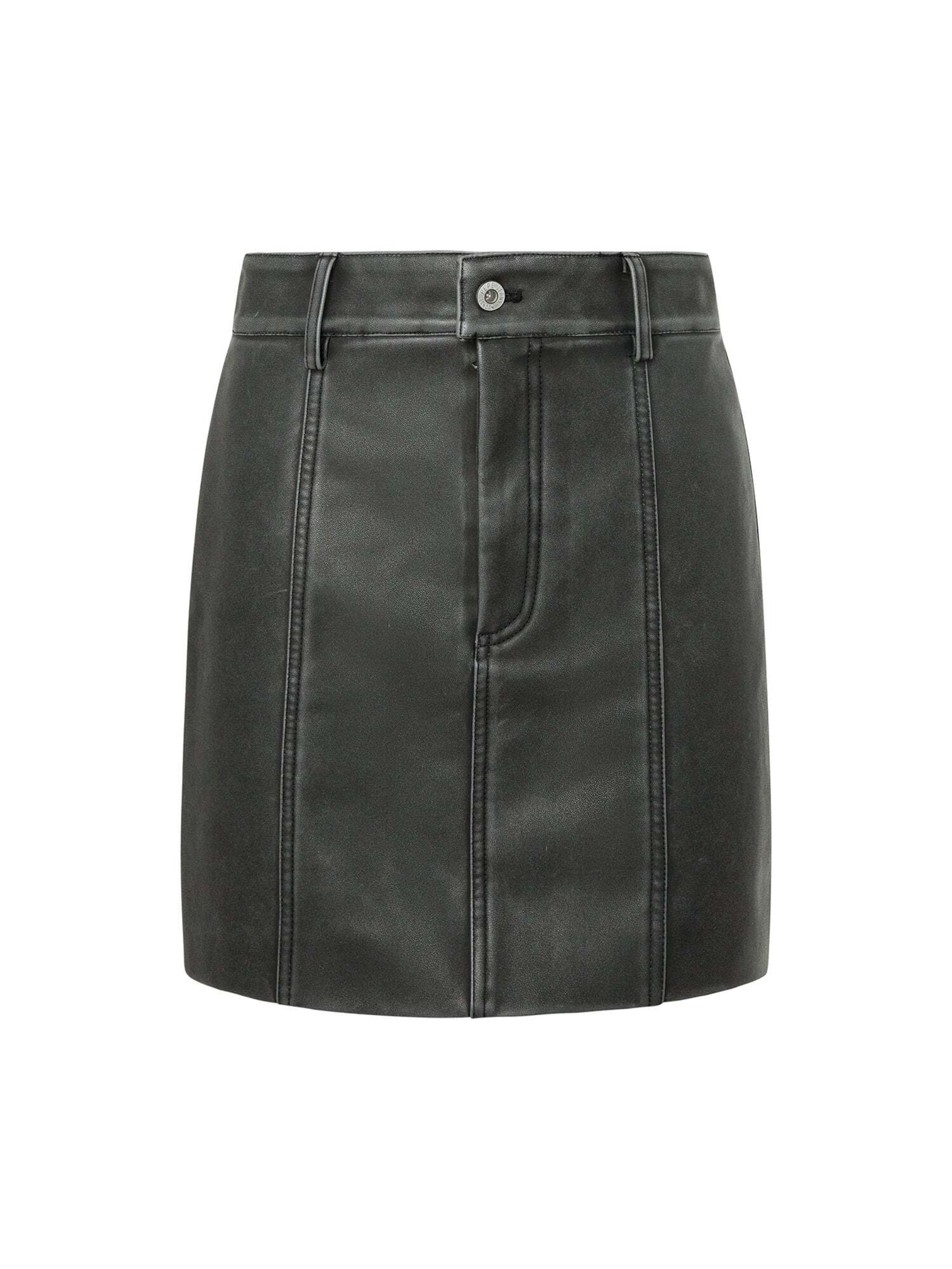 Pepe Jeans Rok ' ANGY ' in Zwart: voorkant