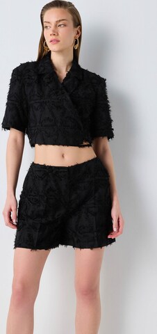 Ipekyol Regular Shorts in Schwarz