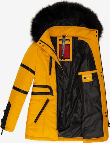 NAVAHOO Winter jacket 'Moon' in Yellow