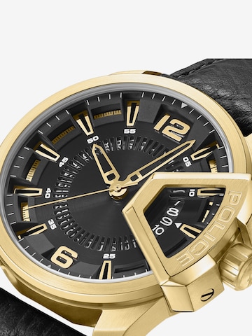 POLICE Analog Watch 'UNDERLINED' in Gold