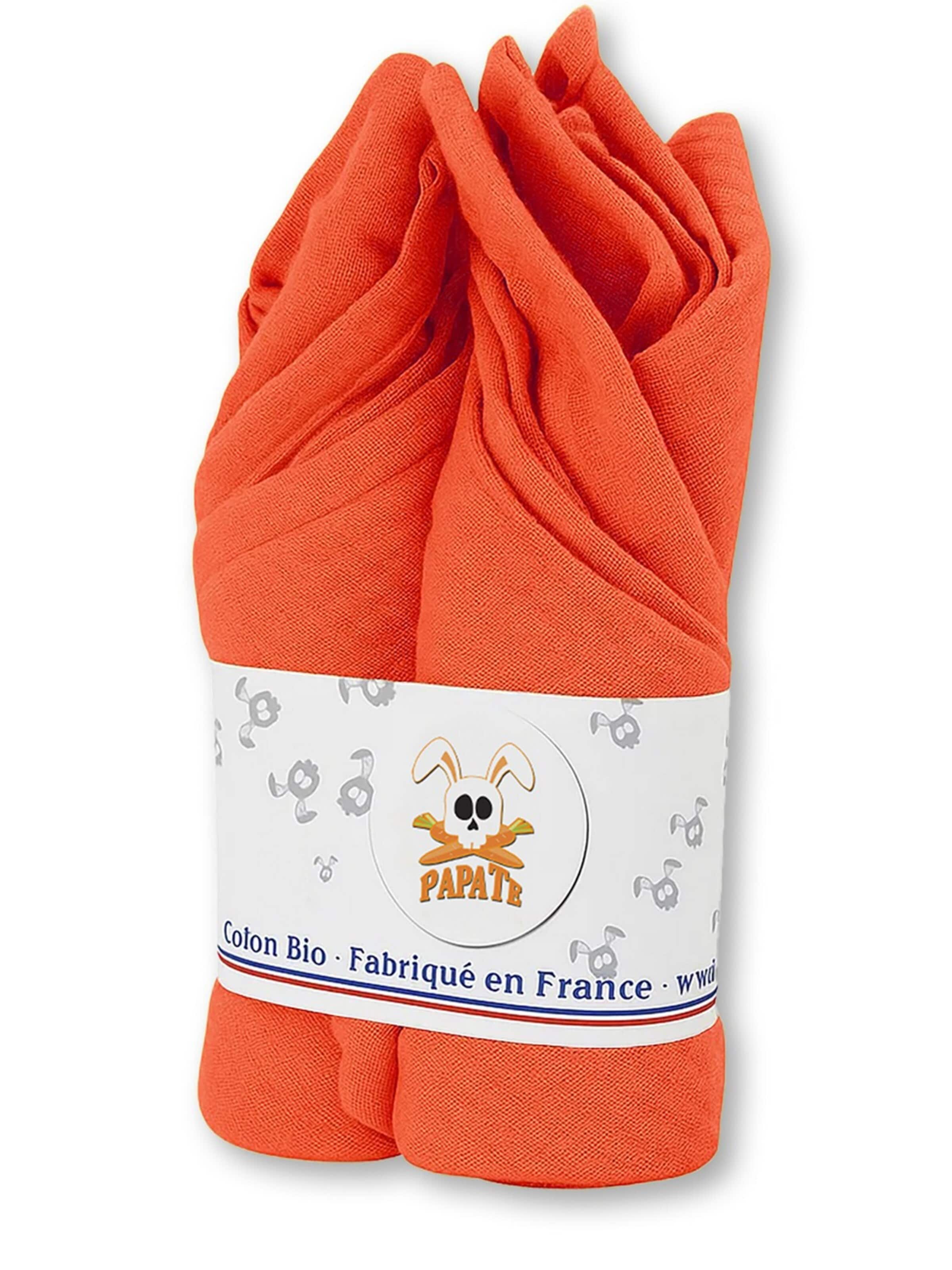 PAPATE - Manta para bebé 'Organic Cotton Swaddles' en rosa: frente