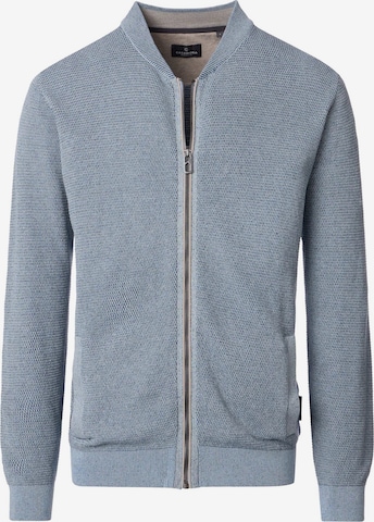 CASAMODA Knit Cardigan 'Basic' in Blue: front