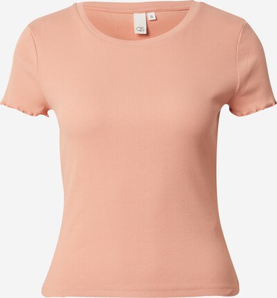 QS T-shirt en abricot, Vue avec produit