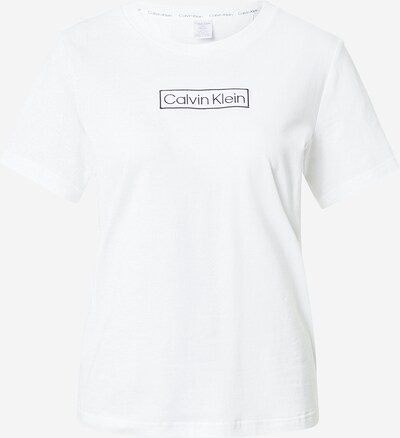 Calvin Klein Underwear قميص النوم بـ أسود / أبيض, عرض المنتج