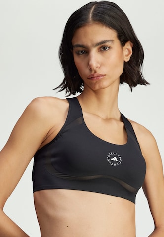 Bustier Soutien-gorge de sport 'Power Impact' ADIDAS BY STELLA MCCARTNEY en noir