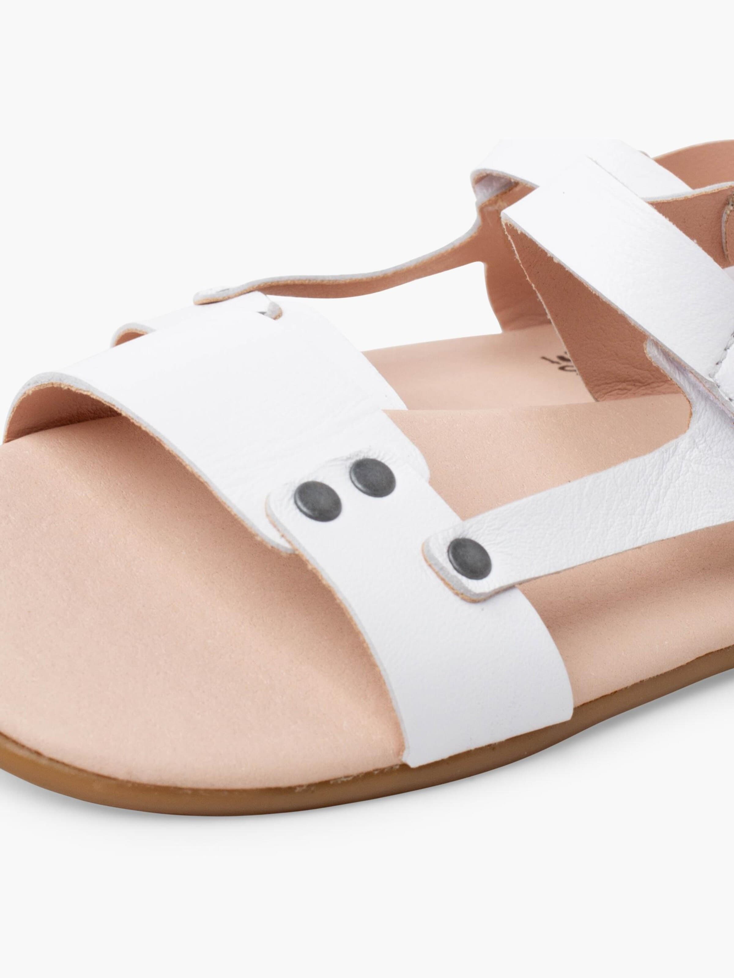 Pisamonas - Sandalias en blanco